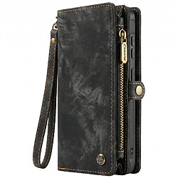 CaseMe Protection 2-en-1 pour Galaxy S26 avec Coque Détachable et Porte-Monnaie Noir