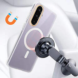 Acheter Avizar Coque MagSafe pour Galaxy A57 Effet Givrée avec Contour Caméra Surélevé Blanc