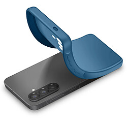 Avizar Coque pour Galaxy A57 en Silicone Souple Antichocs Oléophobe Bleu pas cher