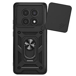 Mayaxess Coque Anneau pour Redmi Note 15 5G avec Cache Caméra Coulissant Noir
