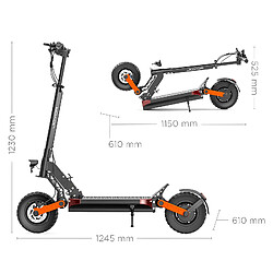 Trottinette électrique JOYOR S10 2x1000W 60V 18Ah 75km pliable freins hydrauliques