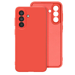 Avizar Coque pour Galaxy A57 Soft-Touch en Silicone Série Fast Cover Orange pas cher