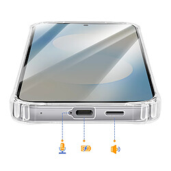 Avizar Coque pour Galaxy S25 FE avec Porte-cartes Intégré et Coins Renforcés Transparent pas cher