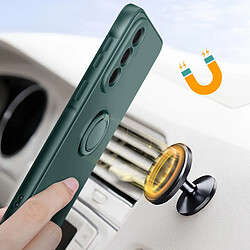 Avizar Coque pour Galaxy A57 Soft-Touch avec Bague de Support Magnétique Vert pas cher
