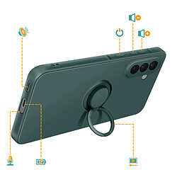Acheter Avizar Coque pour Galaxy A57 Soft-Touch avec Bague de Support Magnétique Vert