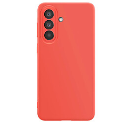 Avizar Coque pour Galaxy A57 Soft-Touch en Silicone Série Fast Cover Orange