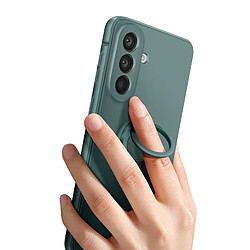 Avis Avizar Coque pour Galaxy A57 Soft-Touch avec Bague de Support Magnétique Vert