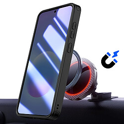 Avizar Coque pour Galaxy A57 Série Frost Armor avec Anneau Magnétique Multifunction Noir pas cher