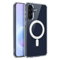 Avizar Coque pour Galaxy A57 Rigide Compatible Accessoires MagSafe Transparent