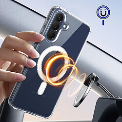 Avizar Coque pour Galaxy A57 Rigide Compatible Accessoires MagSafe Transparent pas cher