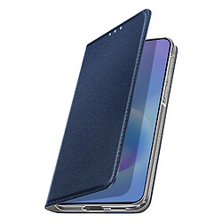 Avizar Étui Folio pour Galaxy A57 avec Porte-cartes et Fonction Support Vidéo Bleu nuit