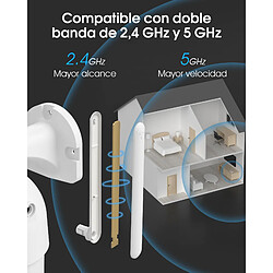 Acheter Caméra de Surveillance-Filaire 360°PTZ 3MP-Audio Bidirectionnel,ARCCTV P2-2PCS
