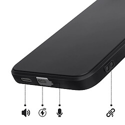 Acheter Avizar Coque pour Galaxy A57 en Silicone Souple Soft-Touch avec Contour Renforcé Noir