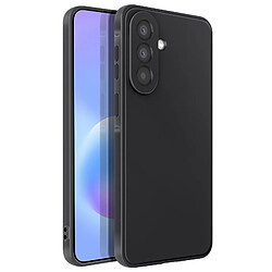Avizar Coque pour Galaxy A57 en Silicone Souple Soft-Touch avec Contour Renforcé Noir