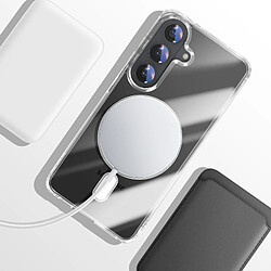 Avizar Coque pour Galaxy S26 Magnetique Qi2 Compatible MagSafe Transparent pas cher