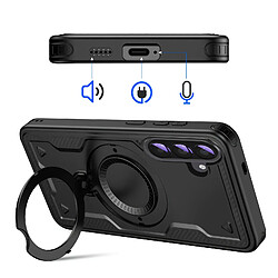 Acheter Avizar Coque pour Galaxy A57 Série Frost Armor avec Anneau Magnétique Multifunction Noir