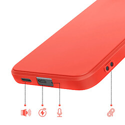 Acheter Avizar Coque pour Galaxy A57 Soft-Touch en Silicone Série Fast Cover Orange
