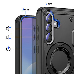 Avis Avizar Coque pour Galaxy A57 Série Frost Armor avec Anneau Magnétique Multifunction Noir