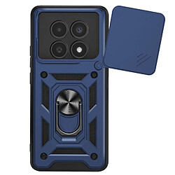 Mayaxess Coque Anneau pour Redmi Note 15 5G avec Cache Caméra Coulissant Bleu nuit
