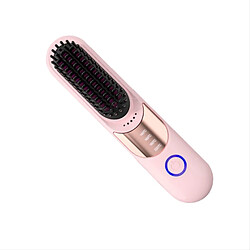 Avis INF Lisseur et boucleur 2-en-1 sans fil - Portable, rechargeable, anti-brûlure Pink