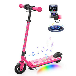 Rolipo Trottinette Électrique H30 MAX 150W Officiel Minions, 7 Lumières, Musique, Freinage Double