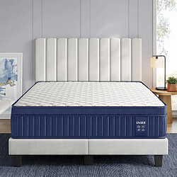 Matelas Hybride 160x200 cm INRE, 30cm, Ressorts ensachés + HR,7 zones,Soutien ferme