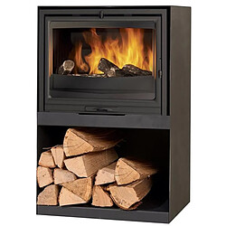 Godin Poêle à bois panoramique - 411104KANTH 
