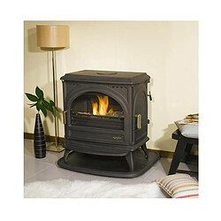 Avis Poêle à bois fonte 9kw anthracite - 366106ANTHRACITE - Petit Carvin 2 - GODIN