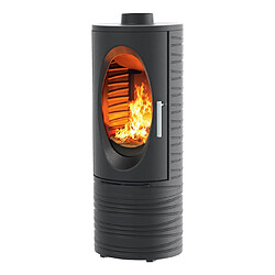 Avis Poêle à bois fonte 8kw anthracite - 388151ANTH - Cube 2 - GODIN