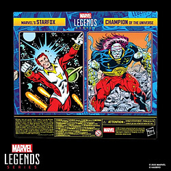 Acheter Hasbro Marvel Legends - Pack 2 figurines Marvel' s Starfox & Champion of the Universe 15 cm