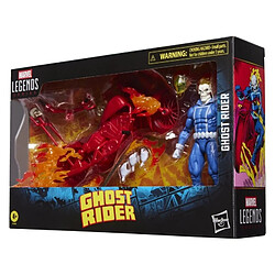Hasbro Ghost Rider Marvel Legends - Figurine Johnny Blaze with Motorcycle 15 cm pas cher