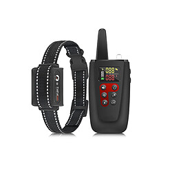 INF Collier d'entraînement pour chien sans choc — Vibration 10 niveaux, IP67 étanche, portée 1