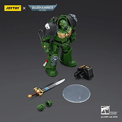 Warhammer 40k - Figurine Salamanders Terminator 1 with Power Sword and Storm Bolter 14 cm pas cher