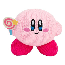 Tomy Kirby - Peluche Nuiguru-Knit Kirby avec Invincible Candy Wand