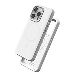 Rhinoshield Coque pour iPhone 15 Pro Modèle SolidX Ultra-résistant Blanc