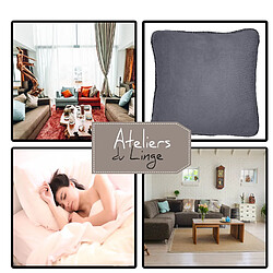 Avis Les ateliers du linge Melly - 45 x 45 cm - Gris