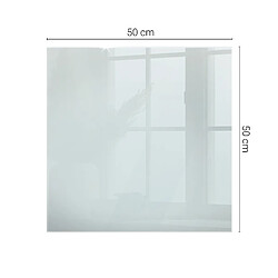 Avis Tulup Plateau De Table - 50x50 cm - Carré - Transparente - 1 pièce