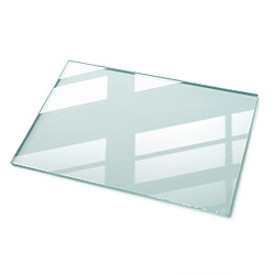 Tulup Table Top - 120x80 cm - Rectangulaire - Transparente - 1 pièce