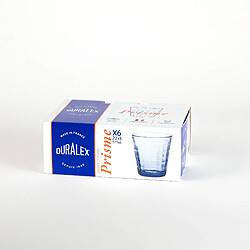 Duralex Prisme - Verre Bleu Marine 22cl (Lot de 6)