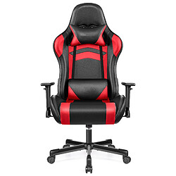 ByteLike Fauteuil de gaming ergonomique - Noir et rouge