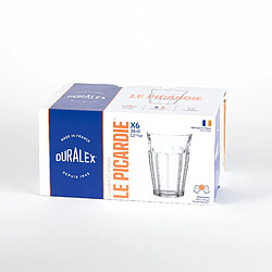 Duralex Le Picardie - Verre à eau - transparent - 36cl (Lot de 6)