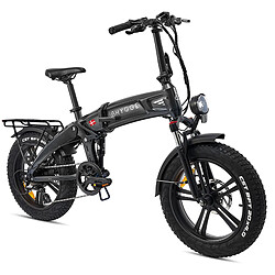 Hygge Bikes Sorø 2026 - Vélo électrique pliant Fat Tyre 48V 14,5Ah - Noir obsidien