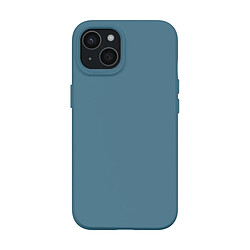 Rhinoshield Coque pour iPhone 15 Plus MagSafe Souple Antichoc Série SolidX Bleu canard