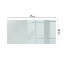 Avis Tulup Table Top - 100x50 cm - Rectangulaire - Transparente - 1 pièce