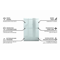 Acheter Tulup Table Top - 120x80 cm - Rectangulaire - Transparente - 1 pièce