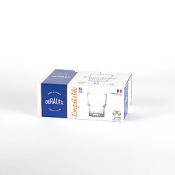 Duralex Empilable - Verre Transparent 16cl (lot de 6)