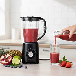 Avis MELISSA Mixeur de Cuisine 1,5 L avec Bol Plastique, 2 Vitesses et Pulse 800 W Noir