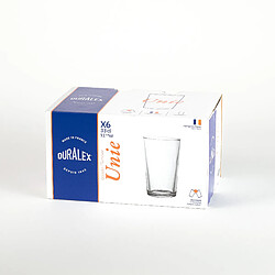 Duralex Unie - Verre transparent 33 cl (lot de 6)