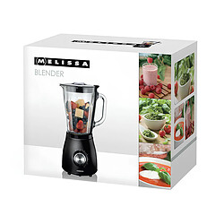 MELISSA Mixeur de Cuisine 1,5 L en Verre 500 W avec 5 Vitesses et Pulse Noir pas cher