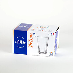 Duralex Prisme - Verre Transparent 33cl (Lot de 6)
